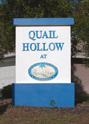 Quail Hollow monument sign - Palm Coast, FL