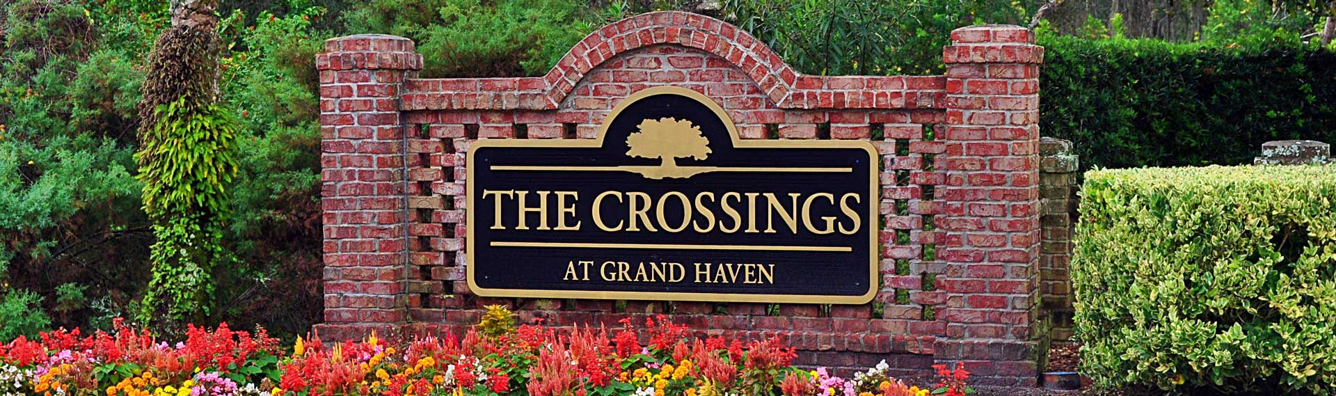 The Crossings at Grand Haven Monument Sign